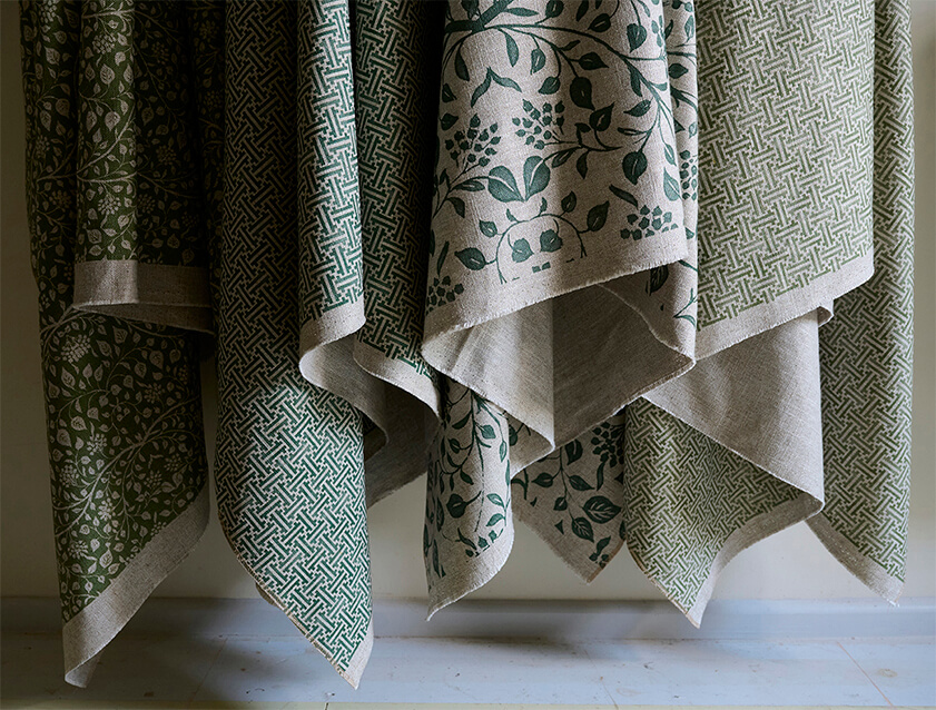 RHS Fabrics in Greens